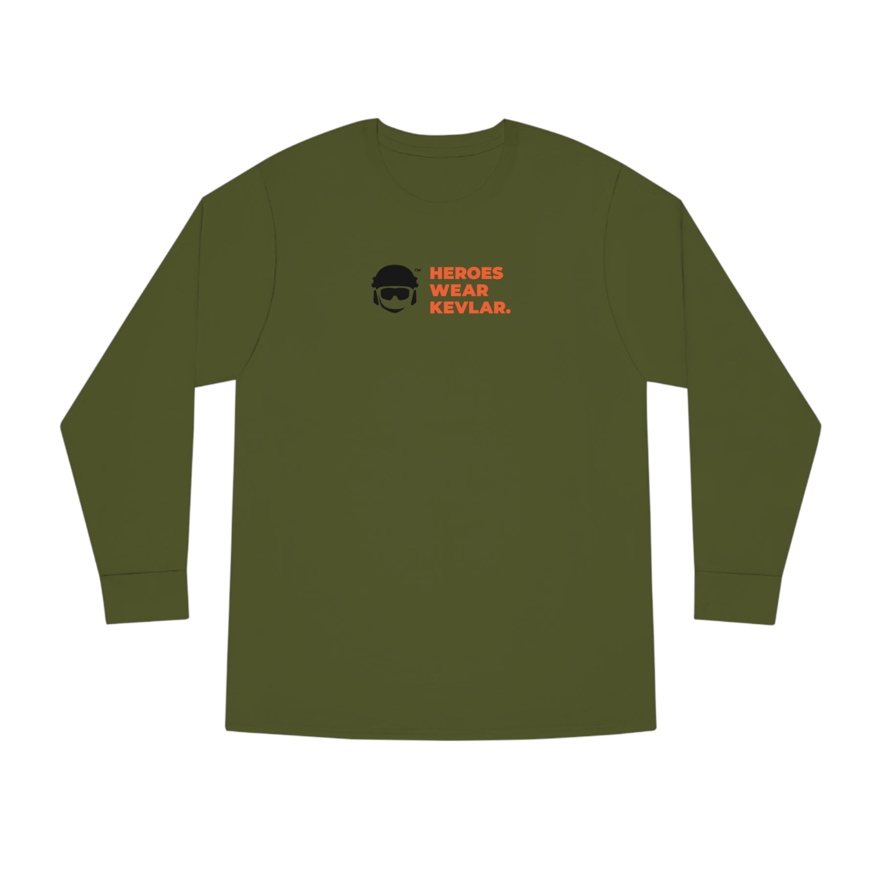 HEROES WEAR KEVLAR - Long Sleeve Cotton Tee