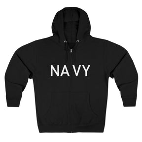 NAVY - U.S. MILITARY - Zip Hoodie